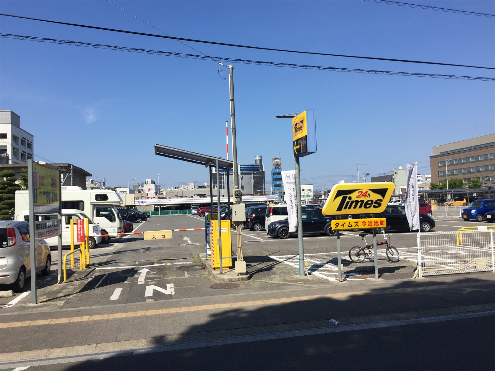 愛媛県今治市 タイムズ今治旭町 ほぼ公園車中泊